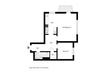 Lägenhet till salu på Vasavägen 6 i Solna - Mäklarhuset