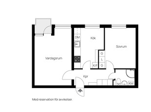 Lägenhet till salu på Östra Långgatan 16c i Kungsbacka - Mäklarhuset