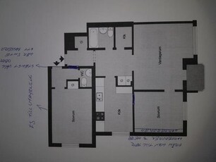 2 rum o kök 56 kvm balkong totalrenoverad tvättmaskin, kök med matplats