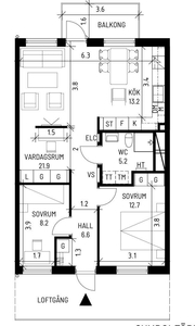 Apartment - Kobbeslätten Askim