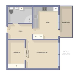 Apartment - Vårholmsbackarna Skärholmen