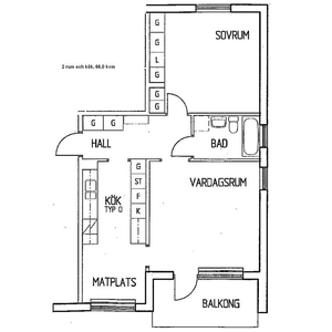 Hyr ett 2-rums lägenhet på 66 m² i Umeå