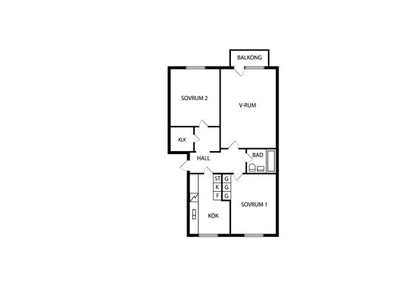 Hyr ett 3-rums lägenhet på 79 m² i Katrineholm