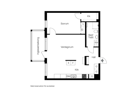 Lägenhet till salu på Gubbkärrsvägen 19a i Bromma - Mäklarhuset