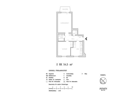 Hyr ett 2-rums lägenhet på 54 m² i Gävle