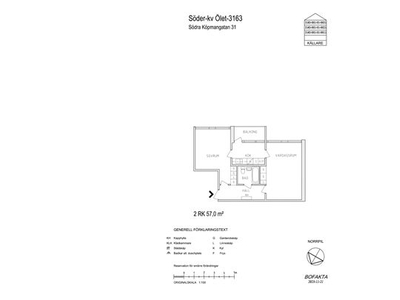 Hyr ett 2-rums lägenhet på 56 m² i Gävle