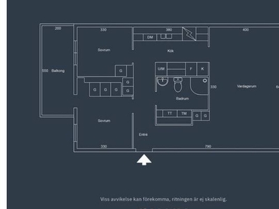 Hyr ett 2-rums lägenhet på 62 m² i Malmö