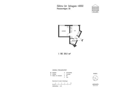 Hyr ett 1-rums lägenhet på 28 m² i Gävle