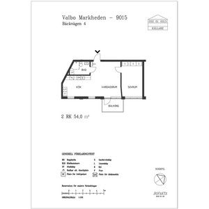 Hyr ett 2-rums lägenhet på 54 m² i Gävle