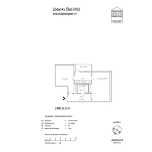 Hyr ett 2-rums lägenhet på 56 m² i Gävle