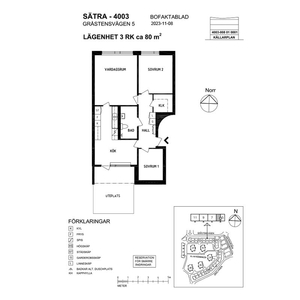 Hyr ett 3-rums lägenhet på 79 m² i Gävle