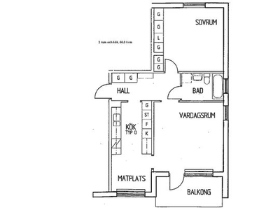 Hyr ett 2-rums lägenhet på 66 m² i Umeå