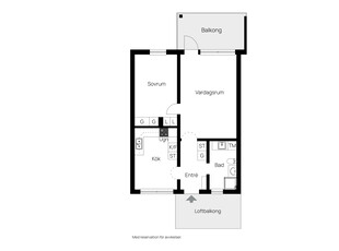 Lägenhet till salu på Reduttvägen 22g i Täby - Mäklarhuset