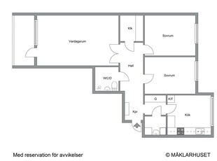 Lägenhet till salu på Släggbacken 2 i Solna - Mäklarhuset