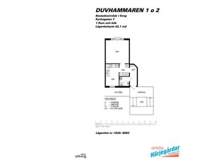 Hyr ett 1-rums lägenhet på 42 m² i Sveg