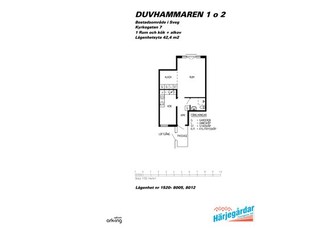 Hyr ett 1-rums lägenhet på 42 m² i Sveg