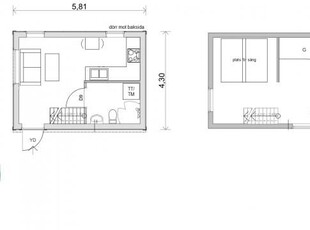 New house with 2 floors with own parking