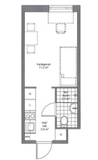 Studio apartments at Lidingö