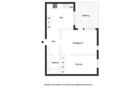 Hyr ett 2-rums lägenhet på 59 m² i Stockholm