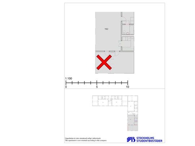 Hyr ett 3-rums lägenhet på 64 m² i Solna