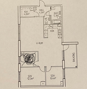 Apartment - Rådsvägen Huddinge