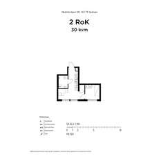 Hyr ett 2-rums lägenhet på 30 m² i Spånga