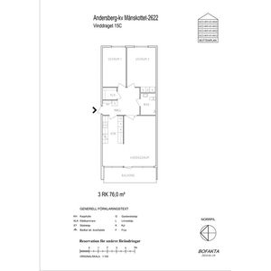 Hyr ett 3-rums lägenhet på 76 m² i Gävle