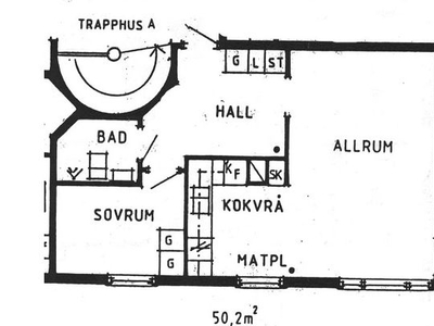 Hyr ett 2-rums lägenhet på 50 m² i Vilhelmina