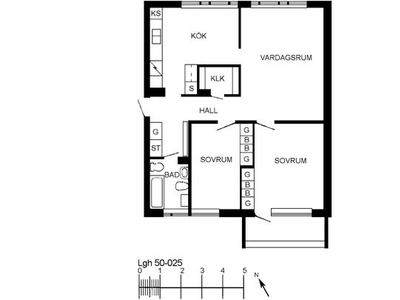 Hyr ett 3-rums lägenhet på 81 m² i Nybro