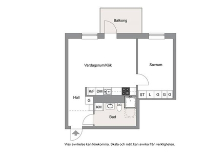 Hyr ett 2-rums lägenhet på 46 m² i Järfälla