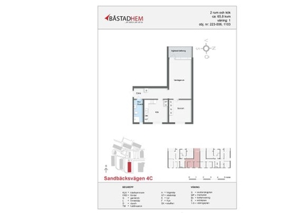 Hyr ett 2-rums lägenhet på 63 m² i Förslöv