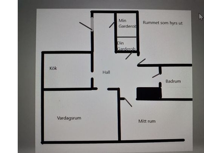 Hyr ett 3-rums lägenhet på 70 m² i Farsta