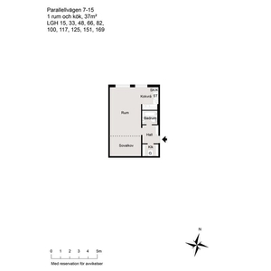 Hyr ett 3-rums lägenhet på 79 m² i Stockholm