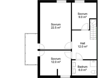 Hyr ett 4-rums lägenhet på 125 m² i Kungälv