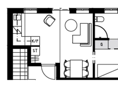 Hyr ett 1-rums lägenhet på 30 m² i Göteborg