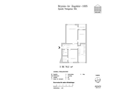 Hyr ett 3-rums lägenhet på 76 m² i Gävle