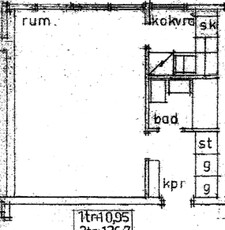 1 rums lägenhet i Malmö