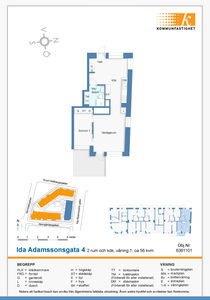 2 rums lägenhet i Eskilstuna