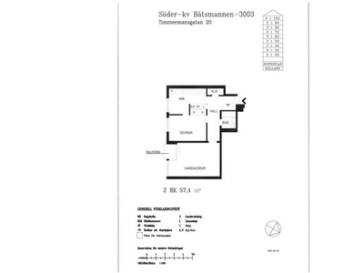 Hyr ett 2-rums lägenhet på 57 m² i Gävle