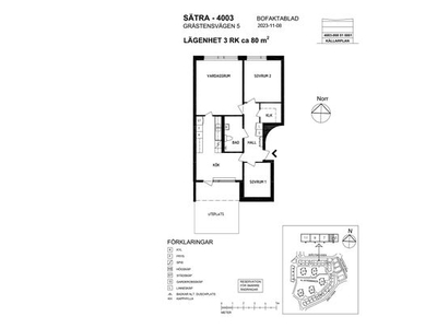 Hyr ett 3-rums lägenhet på 79 m² i Gävle