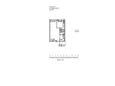 Hyr ett 1-rums lägenhet på 36 m² i Arvidsjaur