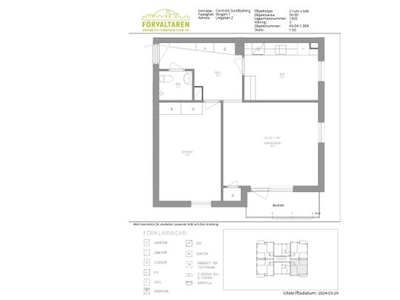 Hyr ett 2-rums lägenhet på 56 m² i Sundbyberg