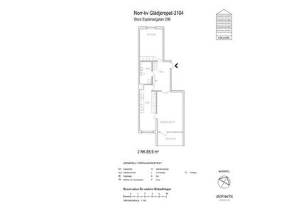 Hyr ett 2-rums lägenhet på 65 m² i Gävle