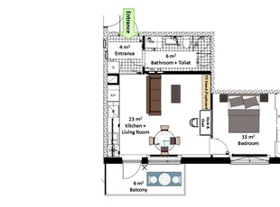 Apartment - Tränsgatan Täby